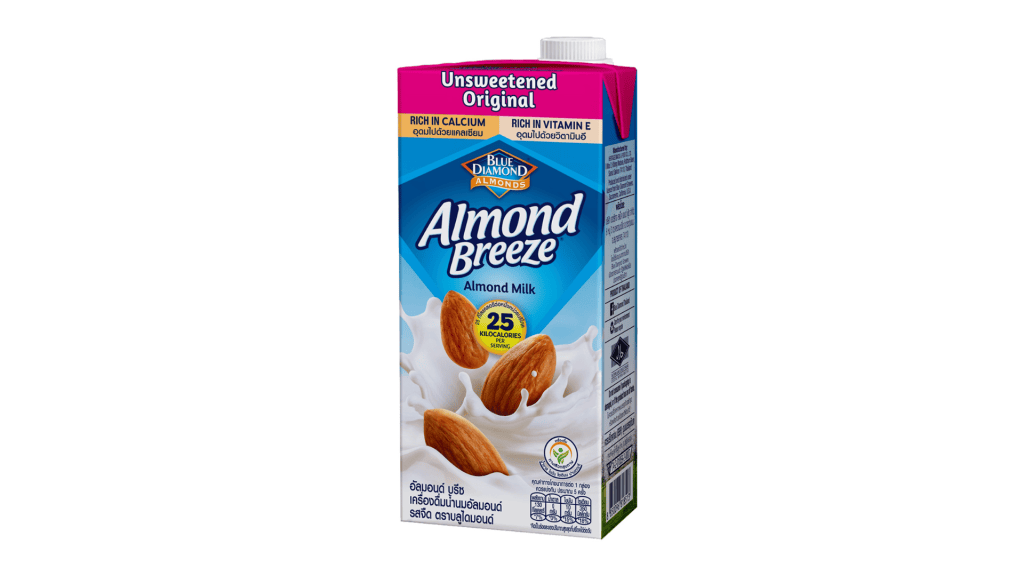 Blue Diamond Almond Breeze Unsweetened Original Almond Milk