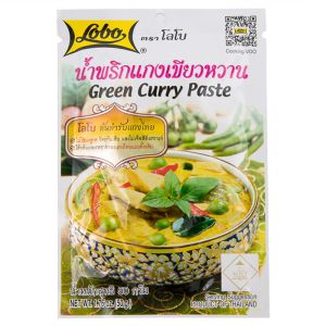 Lobo Green Curry Paste 50g.(โลโบน้ำพริกแกงเขียวหวาน 50กรัม)